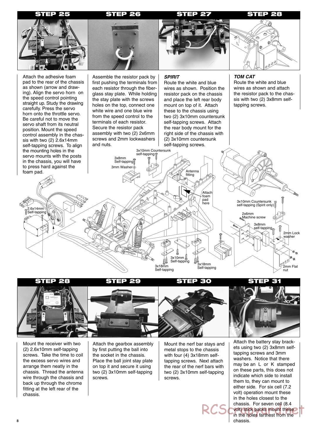 Traxxas - Spirit (1995) - Manual - Page 8